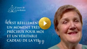 Témoignage vidéo de Jacqueline — 30 Jours de Méditation