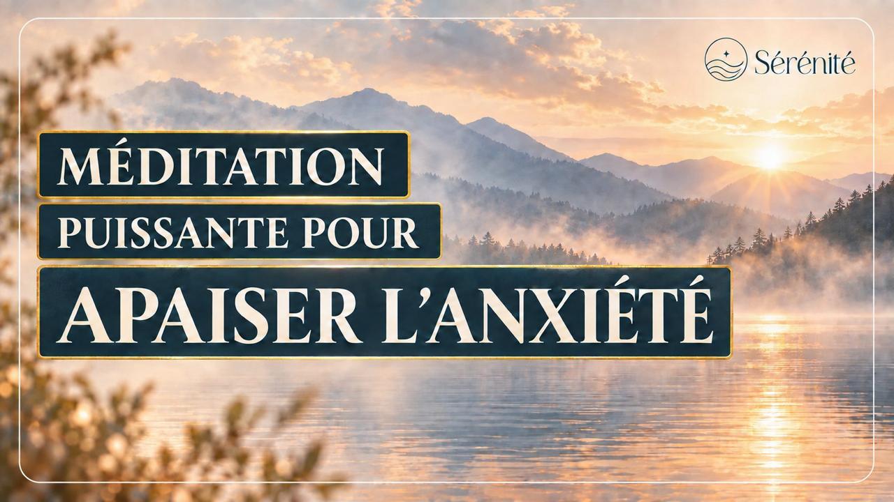 Méditation puissante pour apaiser l’anxiété