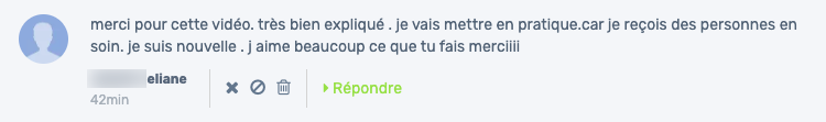 Eliane nettoyer son aura